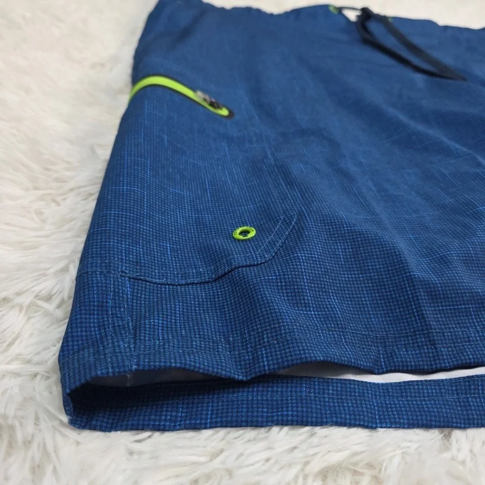 Zeroxposur Lined Board‎ Shorts Men's Size US XL Blue UPF 50+ NWT MSRP $46